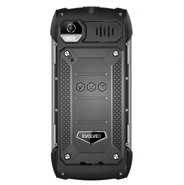 EVOLVEO StrongPhone H1 čierna-strieborná, čierna