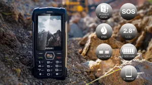EVOLVEO StrongPhone H1 čierna-strieborná, čierna