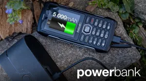 EVOLVEO StrongPhone H1 čierna-strieborná, čierna