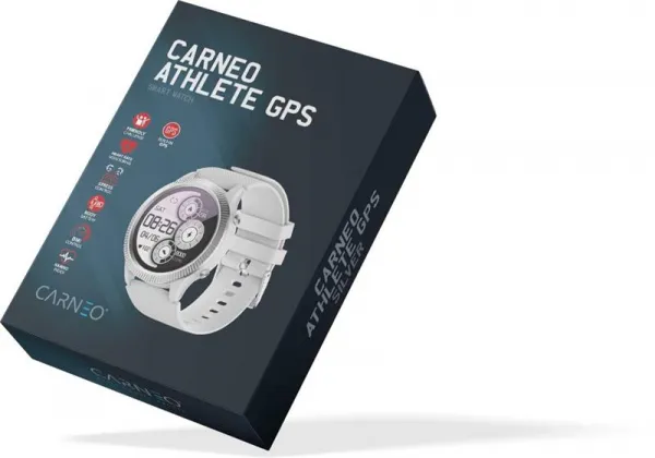 Carneo Athlete GPS strieborné Smart hodinky 8588007861715