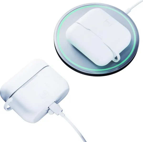 3mk Silicone AirPods Case pro AirPods Pro, bílá