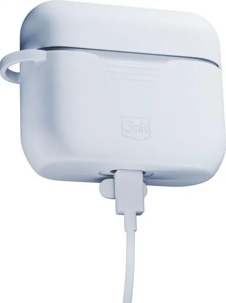 3mk Silicone AirPods Case pro AirPods Pro, bílá