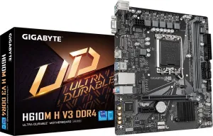 GIGABYTE MB Sc LGA1700 H610M H V3 DDR4, Intel H610, 2xDDR4, 1xHDMI, 1xVGA, mATX