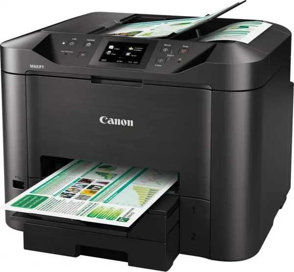 Canon MAXIFY MB5450 - farebný, MF (tlač, kopírka, skenovanie, fax, cloud), obojstranný tlač, ADF, USB, Wi-Fi