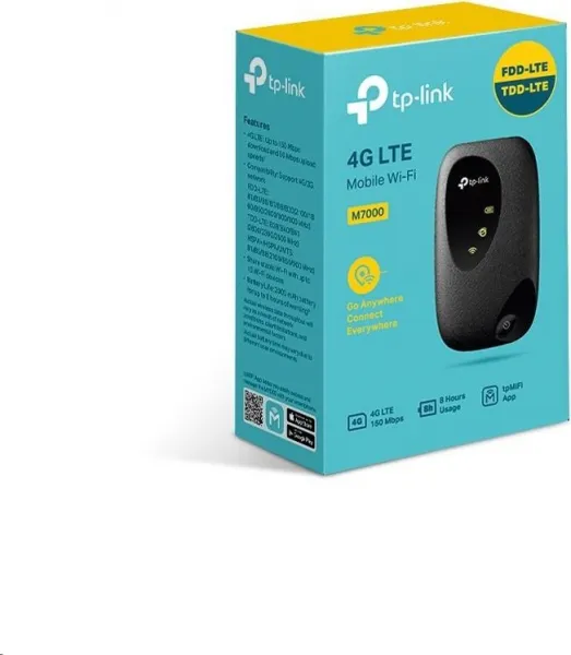 TP-Link M7000 přenosný router (4G LTE,2,4GHz,1xmicroUSB,1xSIM)