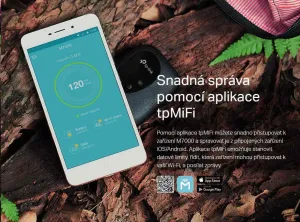TP-Link M7000 přenosný router (4G LTE,2,4GHz,1xmicroUSB,1xSIM)