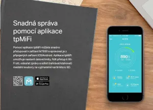 TP-Link M7650 přenosný WiFi5 router (AC1200, 4G LTE Cat11,2,4GHz/5GHz, 1xmicroUSB,1xmicroSIM,1xmicroSD)
