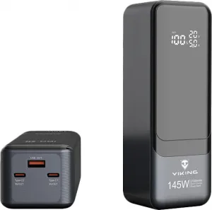 Viking power banka PN-964PD, 27000 mAh, černá