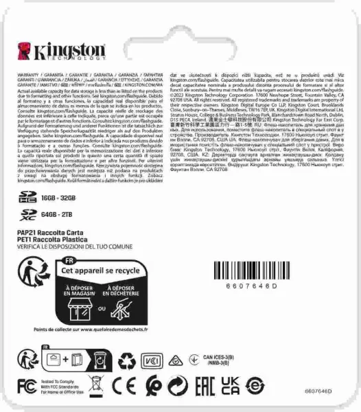 Kingston SDXC karta 128GB Canvas React Plus, UHS-II, U3, V60, R:280/W:100MB/s