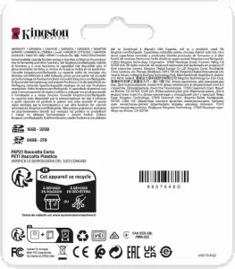 Kingston SDXC karta 128GB Canvas React Plus, UHS-II, U3, V60, R:280/W:100MB/s