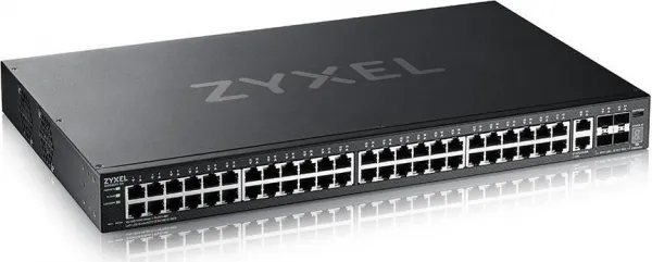 Zyxel XGS2220-54 L3 Access Switch, 24x1G RJ45 2x10mG RJ45, 4x10G SFP+ Uplink, incl. 1 yr NebulaFlex Pro