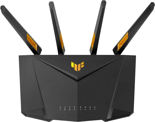 ASUS TUF-AX3000 V2 (AX3000) WiFi 6 Extendable Gaming Router, 2.5G port, AiMesh, 4G/5G Mobile Tethering
