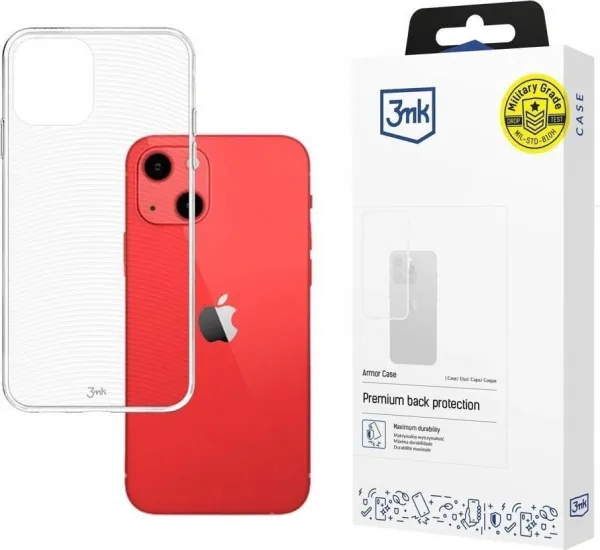 Zadný kryt 3mk ArmorCase pre Apple iPhone 13, transparentná 3MK411271