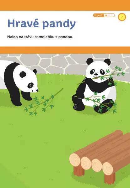 Moja prvá kniha aktivít Samolepky