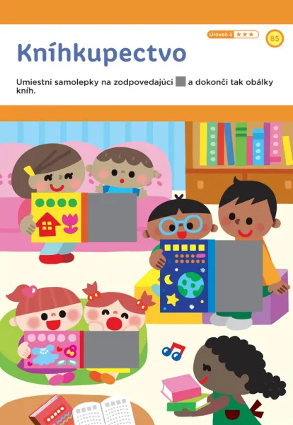Moja prvá kniha aktivít Samolepky