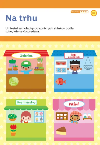 Moja prvá kniha aktivít Samolepky