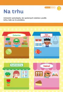Moja prvá kniha aktivít Samolepky
