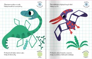 Samolepky krok za krokom Dinosaury