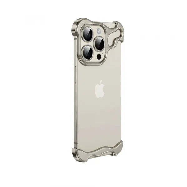 Innocent Liquid Metal Bumper Case iPhone 15 Pro Max - Titanium
