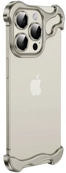 Innocent Liquid Metal Bumper Case iPhone 15 Pro Max - Titanium