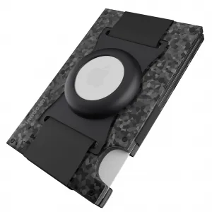 Innocent Smart AirTag Strap Wallet - Forged Carbon Black