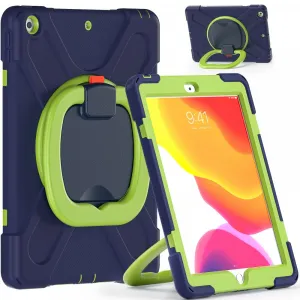 Innocent Journal X Armox Case for iPad 10.2” (2019-2021) - Navy Blue/Lime