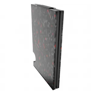 Innocent Smart AirTag Strap Wallet - Forged Carbon Black/Red
