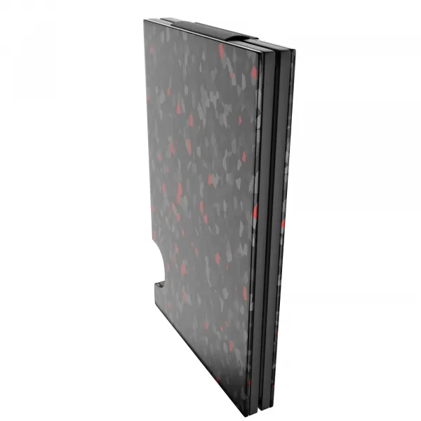 Innocent Smart AirTag Strap Wallet - Forged Carbon Black/Red