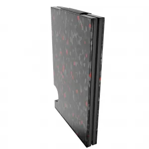 Innocent Smart AirTag Strap Wallet - Forged Carbon Black/Red