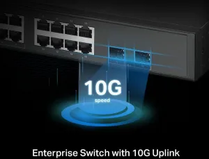 TP-Link OMADA switch SG3218XP-M2 (16x2,5GbELAN, 2xSFP+, 8xPoE+, 240W, 2xConsole)