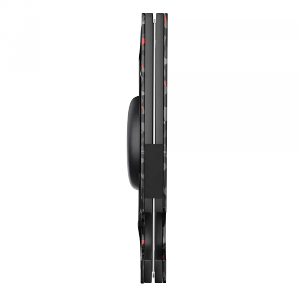 Innocent Smart AirTag Strap Wallet - Forged Carbon Black/Red