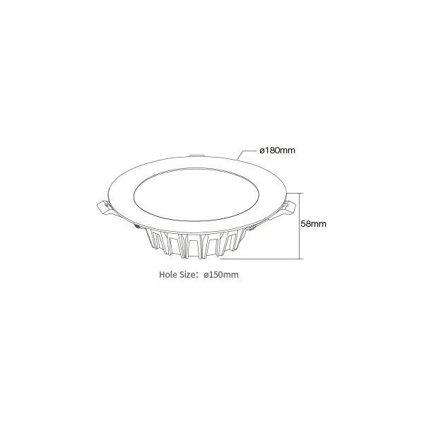 LED panel  RGB+Dual-White 18W (2.4GHz)