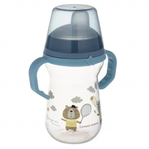 Canpol Babies pohárik first cup bonjour 250 ml modrý