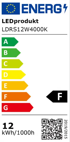LED panel Wellmax 12W štvorec - Neutrálna biela
