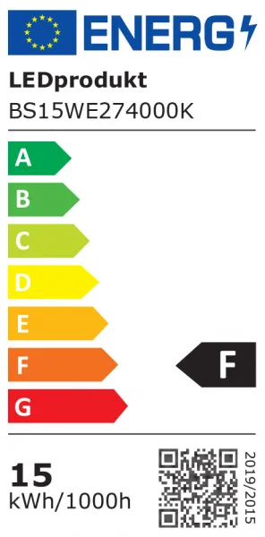 LED žiarovka Wellmax E27 15W neutrálna biela