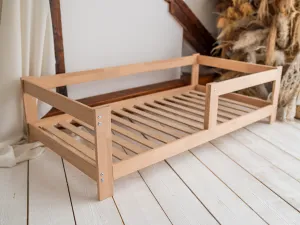 Woodisio Posteľ TODI buk Farba: Prírodné drevo, Variant: 200 x 90