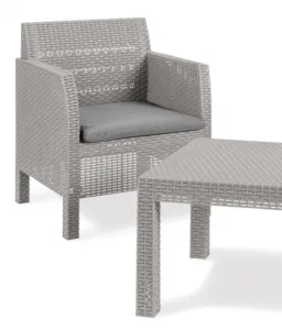 TOOMAX MATILDE 2 SEATER záhradný plastový set - šedá