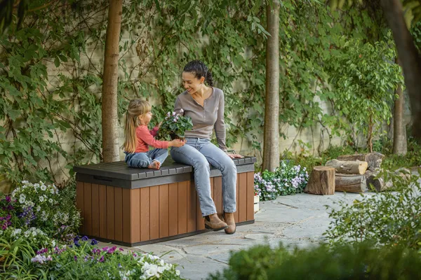 Úložný box Darwin 380 l hnedý