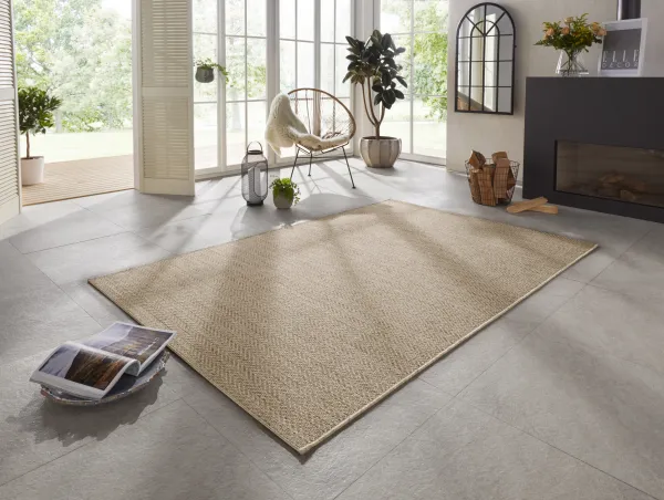 ELLE Decoration koberce Kusový koberec Brave 103615 natural Brown z kolekcie Elle – na von aj na doma - 80x150 cm