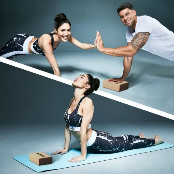Gorilla Sports Joga kocka z korku