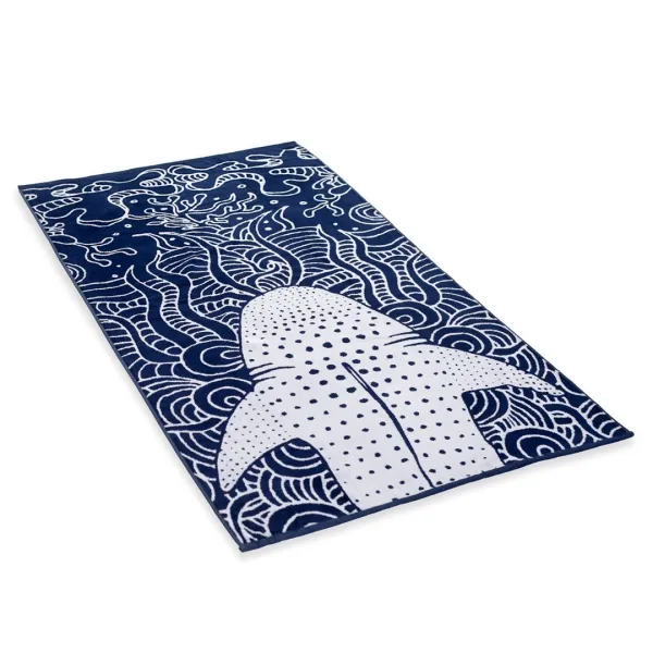 DECOKING - Luxusná plážová osuška SHARK