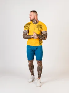 Pánske tričko CIPO & BAXX CT789 MUSTARD Farba: Žltá, Konfekčná veľkosť: L