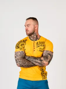 Pánske tričko CIPO & BAXX CT789 MUSTARD Farba: Žltá, Konfekčná veľkosť: L