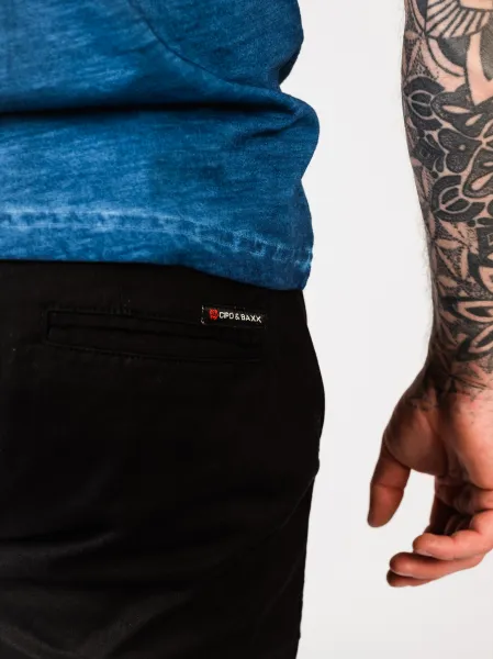 Pánske kraťasy CIPO & BAXX CK272 BLACK Farba: Čierna, Konfekčná veľkosť: W38