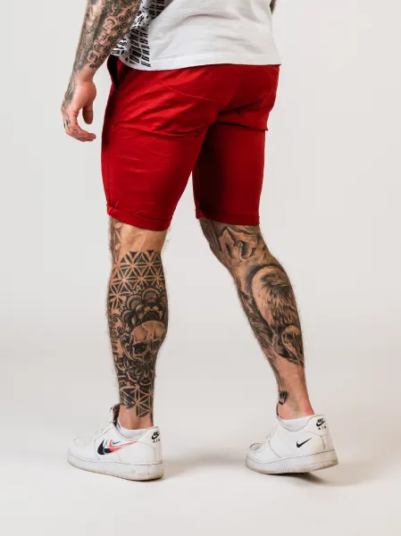 Pánske kraťasy CIPO & BAXX CK272 BURGUNDY Farba: Červená, Konfekčná veľkosť: W38