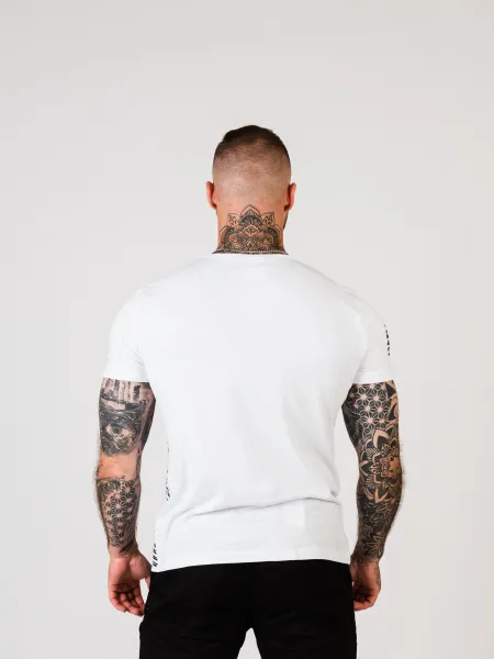 Pánske tričko CIPO & BAXX CT789 WHITE Farba: Biela, Konfekčná veľkosť: M