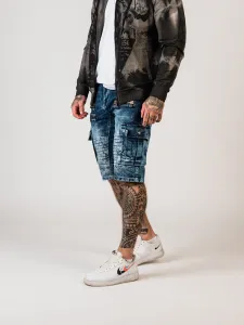 Pánske kraťasy CIPO & BAXX CK295 BLUE Farba: Modrá, Konfekčná veľkosť: W29