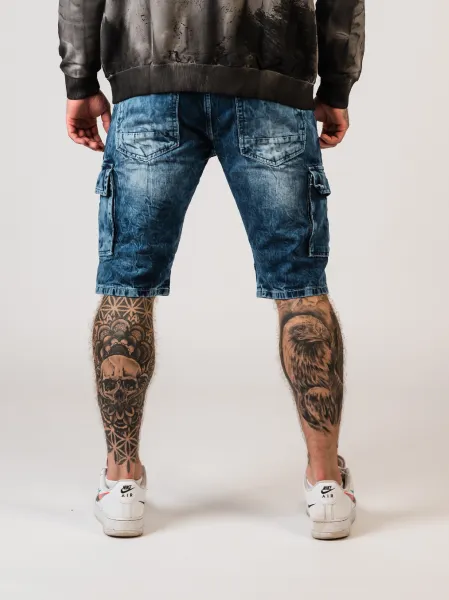Pánske kraťasy CIPO & BAXX CK295 BLUE Farba: Modrá, Konfekčná veľkosť: W29