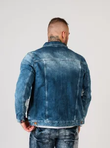 Pánska bunda CIPO & BAXX CJ291 BLUE Farba: Modrá, Konfekčná veľkosť: M