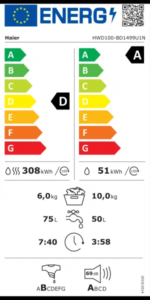 HAIER HWD100BD1499UN/S + BENEFIT